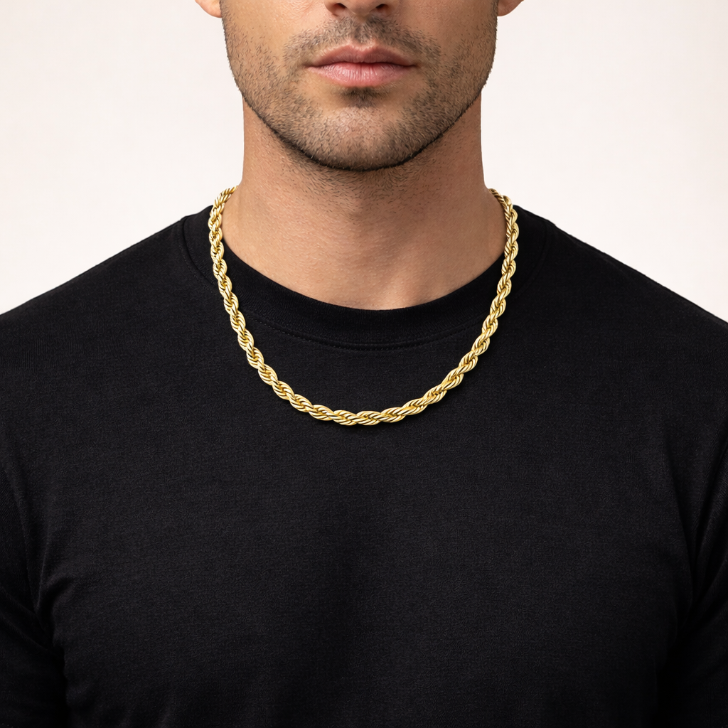 Combo Cadena & Pulso Torzal Premium 18K